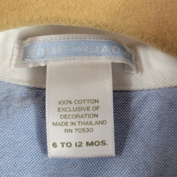 Janie & Jack Striped Romper Long Sleeve 6-12mo - Picture 5 of 6